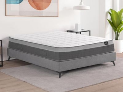 Matelas 160 x 200 cm hybride ressorts ensachés 7 zones et mémoire de forme ép.29cm - MONTAIGNE II de PALACIO