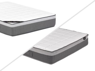 Matelas 160 x 200 cm hybride ressorts ensachés 7 zones et mémoire de forme ép.29cm - MONTAIGNE II de PALACIO