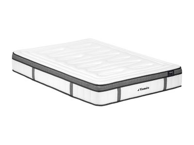 Matelas 160 x 200 cm hybride ressorts ensachés 7 zones et mémoire de forme ép.30cm - OLIANE de YSMÉE