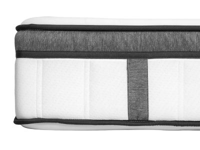 Matelas 160 x 200 cm hybride ressorts ensachés 7 zones et mémoire de forme ép.30cm - OLIANE de YSMÉE
