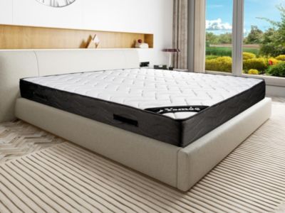 Matelas 160 x 200 cm ressorts ensachés 7 zones et mémoire de forme ép.24cm - MERISI de YSMÉE