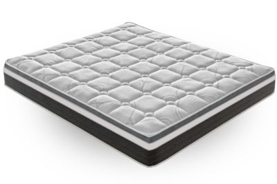 Matelas 160x200 en mousse à mémoire de forme - Epaisseur 20 cm - Orthopédique - Rigidité H4 - Fabriqué en Italie - Mod Anna