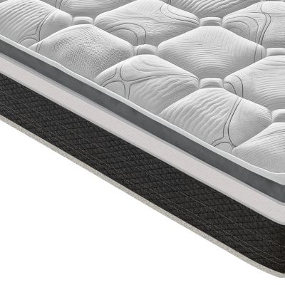 Matelas 160x200 en mousse à mémoire de forme - Epaisseur 20 cm - Orthopédique - Rigidité H4 - Fabriqué en Italie - Mod Anna