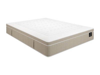 Matelas 180 x 200 cm hybride ressorts ensachés 7 zones et gel à mémoire de forme ép.28cm - CIREVA de YSMÉE