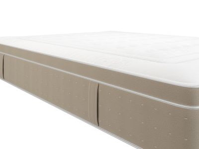 Matelas 180 x 200 cm hybride ressorts ensachés 7 zones et gel à mémoire de forme ép.28cm - CIREVA de YSMÉE