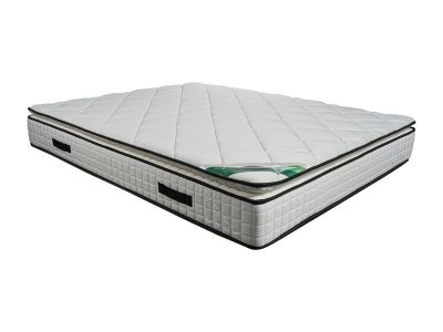 Matelas 180 x 200 cm mousse et coutil bambou ép.23cm - ADANA de NATUREA