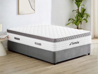 Matelas 180 x 200 cm ressorts ensachés et surmatelas intégré ép.34cm - COSMOPOLITAIN II de YSMÉE