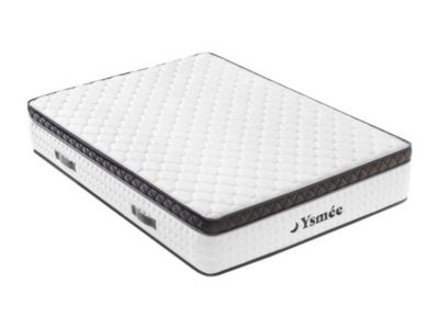 Matelas 180 x 200 cm ressorts ensachés et surmatelas intégré ép.34cm - COSMOPOLITAIN II de YSMÉE