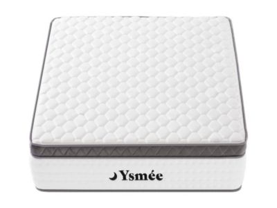 Matelas 180 x 200 cm ressorts ensachés et surmatelas intégré ép.34cm - COSMOPOLITAIN II de YSMÉE