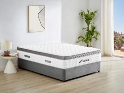 Matelas 180 x 200 cm ressorts ensachés et surmatelas intégré ép.34cm - COSMOPOLITAIN II de YSMÉE
