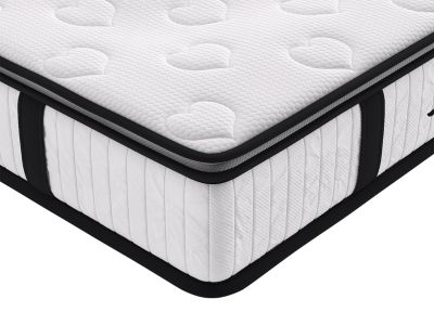Matelas 180 x 200 cm ressorts ensachés surmatelas intégré ép.28cm - AMERICAN DREAM de YSMÉE