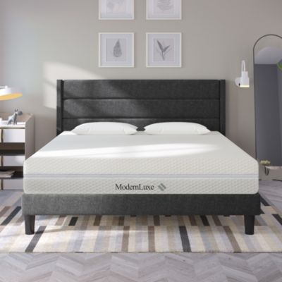 Matelas 180x200 cm - Ergonomique 7 Zones avec Mousse Froide, Confort H2 H3, Housse Amovible Lavable et Réversible - Blanc
