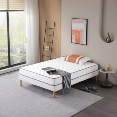 Matelas 80x200 - Hauteur 18 cm - Soutien ferme - Confort optimal - Usage quotidien - Promo protège matelas inclus