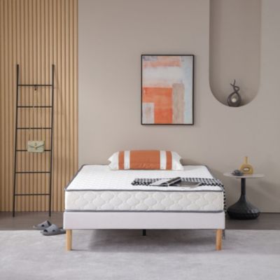 Matelas 80x200 - Hauteur 18 cm - Soutien ferme - Confort optimal - Usage quotidien - Promo protège matelas inclus