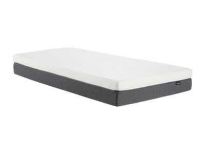 Matelas 90 x 190 cm hybride ressorts ensachés accueil mémoire de forme et mousse 7 zones déhoussable ép.25cm - KEPUR de YSMÉE