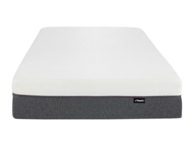 Matelas 90 x 190 cm hybride ressorts ensachés accueil mémoire de forme et mousse 7 zones déhoussable ép.25cm - KEPUR de YSMÉE