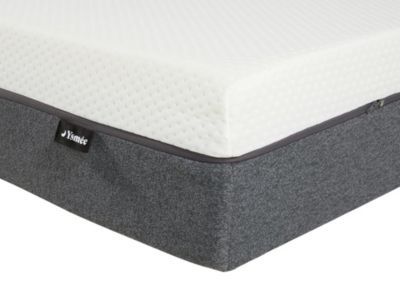 Matelas 90 x 190 cm hybride ressorts ensachés accueil mémoire de forme et mousse 7 zones déhoussable ép.25cm - KEPUR de YSMÉE