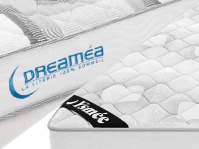 Matelas 90 x 190 cm ressorts ensachés ép.20cm - SONGE de YSMÉE