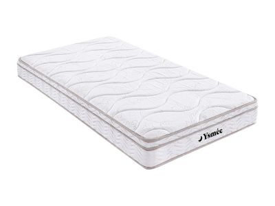 Matelas 90 x 200 cm ressorts 3 zones et mémoire de forme ép.20cm - WOLKENTANZ de YSMÉE