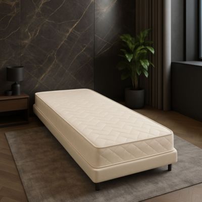 Matelas 90x190 - 14 cm - Très Ferme - 5 Zones de Confort - Soutien Optimal - Confort Idéal - Usage Quotidien - MATELAS SILVER