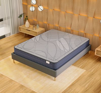 Matelas Alycone - Mousse Charbon Actif & mémoire de forme - Absorption humidité - (160 x 200 cm) - Épaisseur 22cm
