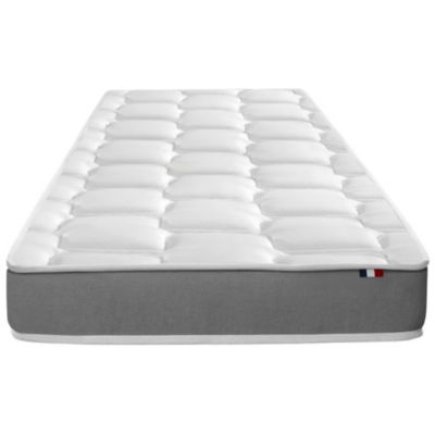 Matelas bi-confort AZUR : mousse et mémoire de forme 90 x 190 cm