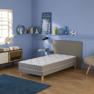 Matelas bi-confort AZUR : mousse et mémoire de forme 90 x 190 cm