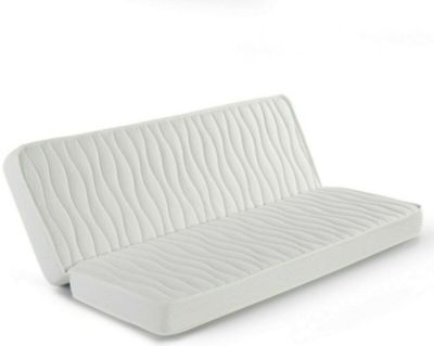 Matelas clic clac 130x190 cm pour canapé-lit, 13 cm de Hauteur