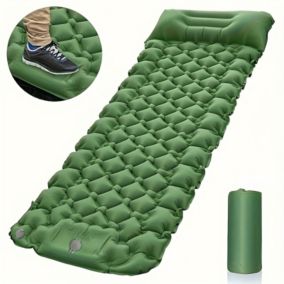 Matelas de Camping Gonflable Ultra Léger - Avec Pompe et Appui - Tête