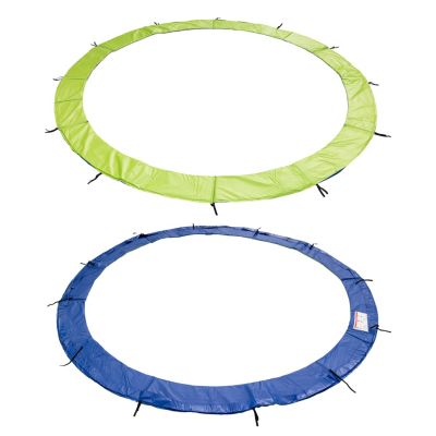 Matelas de protection réversible pour trampoline 370cm PERTH - vert/bleu - Happy Garden