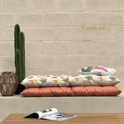 Matelas de sol fleuri multicouleurs L.120 x l.60 x ep.5cm Ornami