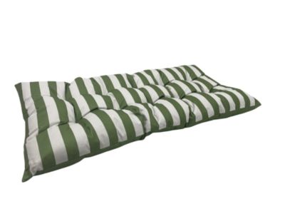 Matelas de sol rayé vert L.120 x l.60 x ep.5cm Ornami