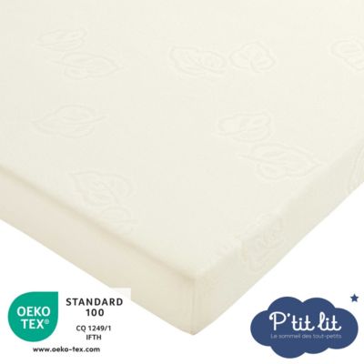 Matelas de Voyage Bébé - 60x120 cm - Pliant - Epaisseur 7 cm : Moelleux et confortable - Idéal pour couchage d'appoint