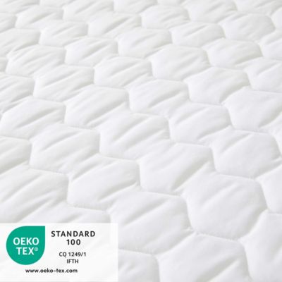 Matelas de Voyage pour Bébé - Roulé : Idéal pour couchage d'appoint - Microfibre Ouatinée Accueil Doux et Moelleux - Déhoussable