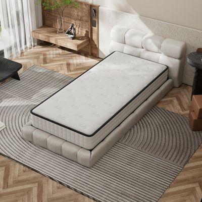 Matelas en Mousse à Mémoire de Forme Haute Densité 90x190 cm  25 cm Épaisseur DEWINNER