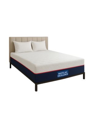 Matelas Excellence 25 cm 140x190 Mousse HR Haute Résilience Déhoussable Conf