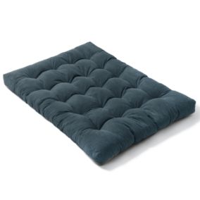 Matelas futon BANANAIR 140x190 cm bleu foncé