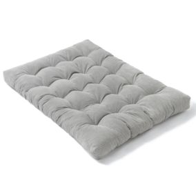 Matelas futon BANANAIR 140x190 cm gris clair