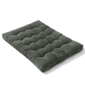 Matelas futon BANANAIR 140x190 cm gris foncé