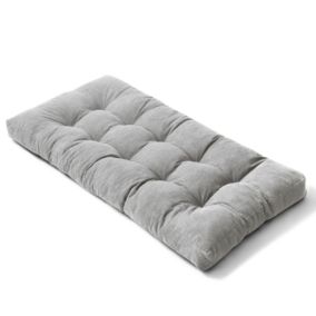 Matelas futon BANANAIR 90x190 cm gris clair