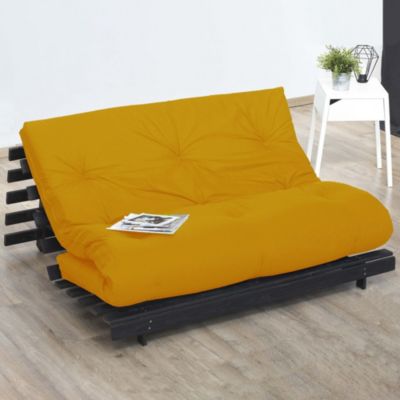 Matelas Futon Coton + Fibres Ocre 140x190
