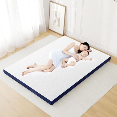 Matelas futon pliable en mousse à mémoire de forme 120 x 195 x 10 CM