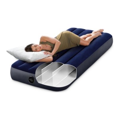 Matelas gonflable 1 personne Intex bleu nuit