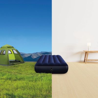 Matelas gonflable 1 personne Intex bleu nuit
