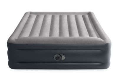 Matelas gonflable électrique 2 personnes Intex gris