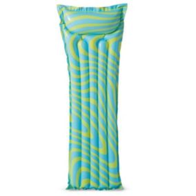 Matelas gonflable - INTEX - 70's - 183 x 69 cm - 1 place - Bleu