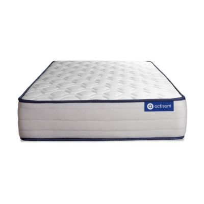 Matelas Hybride - Confort ferme et accueil tonique - 22 d'épaisseur, 5 zones de confort - Nuits paisibles à deux