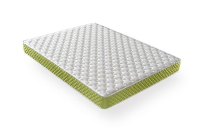 Matelas Mousse 140x190 Evergreen, Ferme, Réversible, Côté Été/hiver, H15 Cm