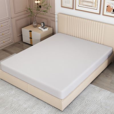 Matelas mousse 140x200 cm - Matelas ergonomique, respirant, antidérapant - Mousse - Sans matelas - Blanc