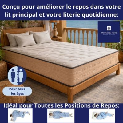 Matelas Mousse 160x200 Firenza, Ferme, Réversible, Côté Été/hiver, H25 Cm